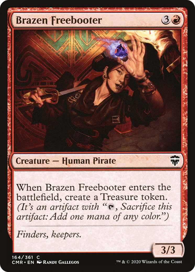Brazen Freebooter (CMR-164) - Commander Legends - Premium MTG Single from Wizards of the Coast - Just $0.08! Shop now at Game Crave Tournament Store