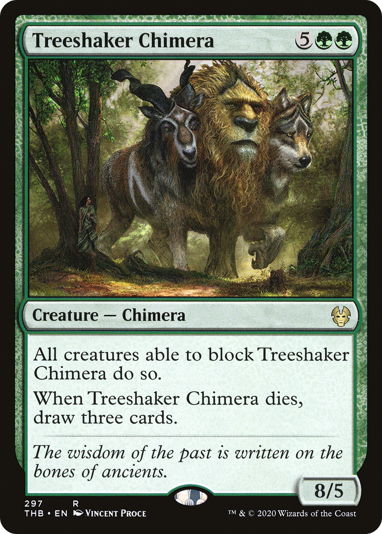 Treeshaker Chimera (THB-297) - Theros Beyond Death - Premium MTG Single from Wizards of the Coast - Just $0.08! Shop now at Game Crave Tournament Store