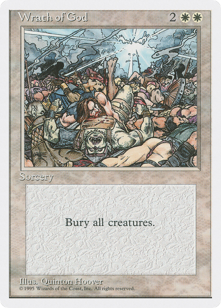 Wrath of God (4ED-058) - Fourth Edition - Premium MTG Single from Wizards of the Coast - Just $0.87! Shop now at Game Crave Tournament Store