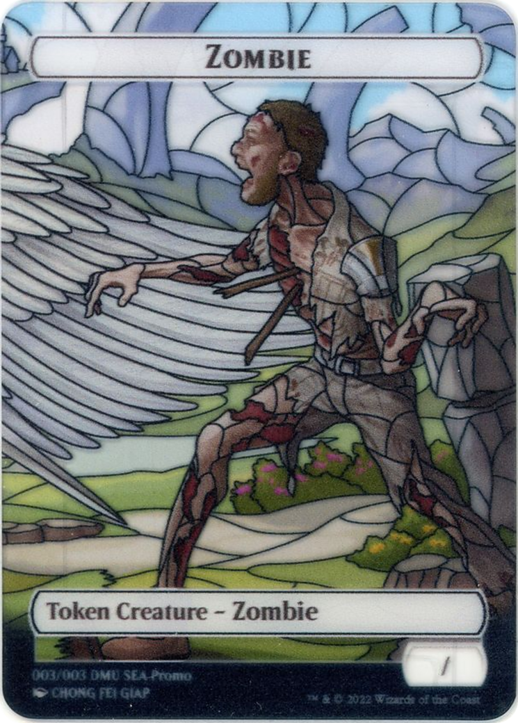 Zombie (PTDMU-003) - Dominaria United Southeast Asia Tokens: (Full Art) - Premium MTG Single from Wizards of the Coast - Just $0! Shop now at Game Crave Tournament Store