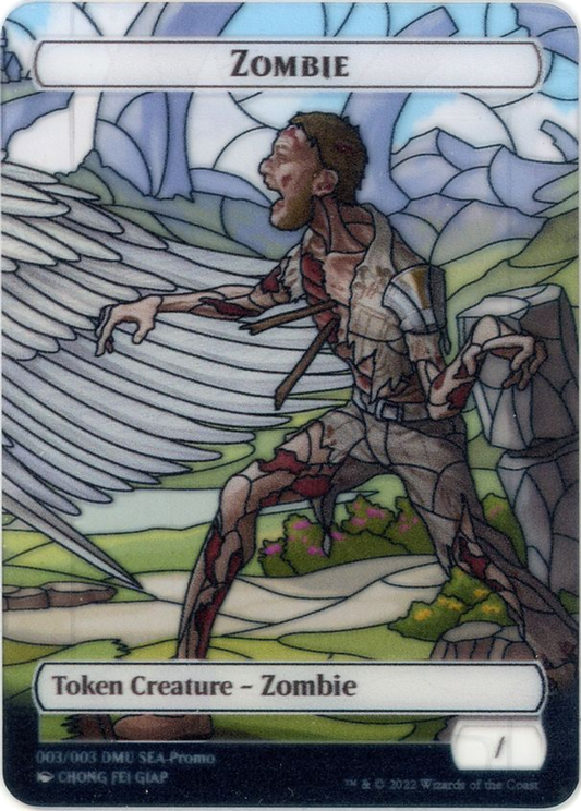 Zombie (PTDMU-003) - Dominaria United Southeast Asia Tokens: (Full Art) - Premium MTG Single from Wizards of the Coast - Just $0! Shop now at Game Crave Tournament Store