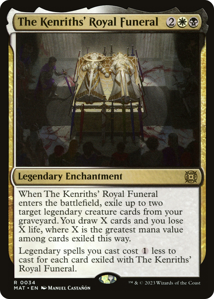 The Kenriths' Royal Funeral (MAT-034) - March of the Machine: The Aftermath - Premium MTG Single from Wizards of the Coast - Just $0.08! Shop now at Game Crave Tournament Store