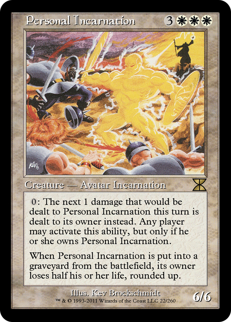 Personal Incarnation (ME4-022) - Masters Edition IV - Premium MTG Single from Wizards of the Coast - Just $0! Shop now at Game Crave Tournament Store