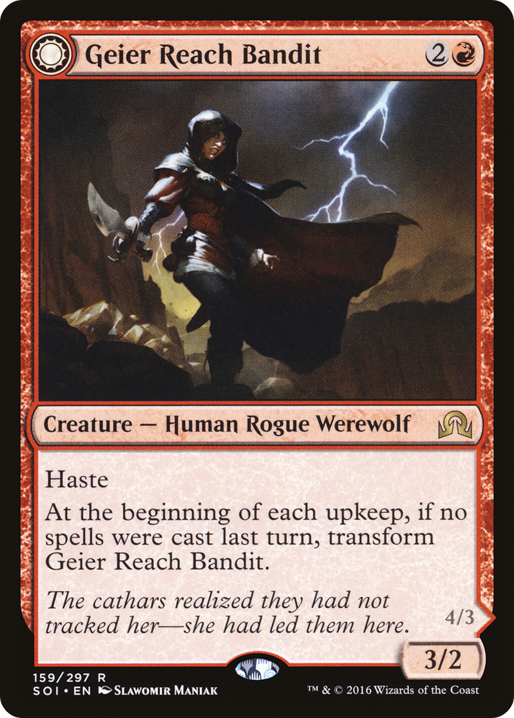 Geier Reach Bandit // Vildin-Pack Alpha (SOI-159) - Shadows over Innistrad: (Double Faced Transform) - Premium MTG Single from Wizards of the Coast - Just $0.11! Shop now at Game Crave Tournament Store