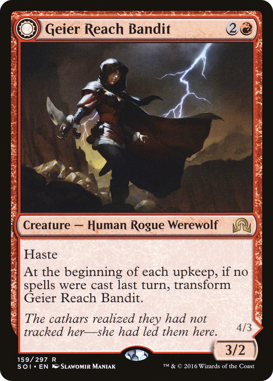 Geier Reach Bandit // Vildin-Pack Alpha (SOI-159) - Shadows over Innistrad: (Double Faced Transform) - Premium MTG Single from Wizards of the Coast - Just $0.11! Shop now at Game Crave Tournament Store