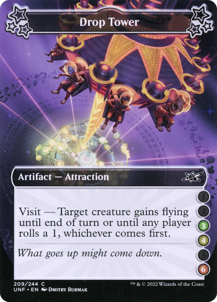 Drop Tower (UNF-209D) - Unfinity - Premium MTG Single from Wizards of the Coast - Just $0.08! Shop now at Game Crave Tournament Store