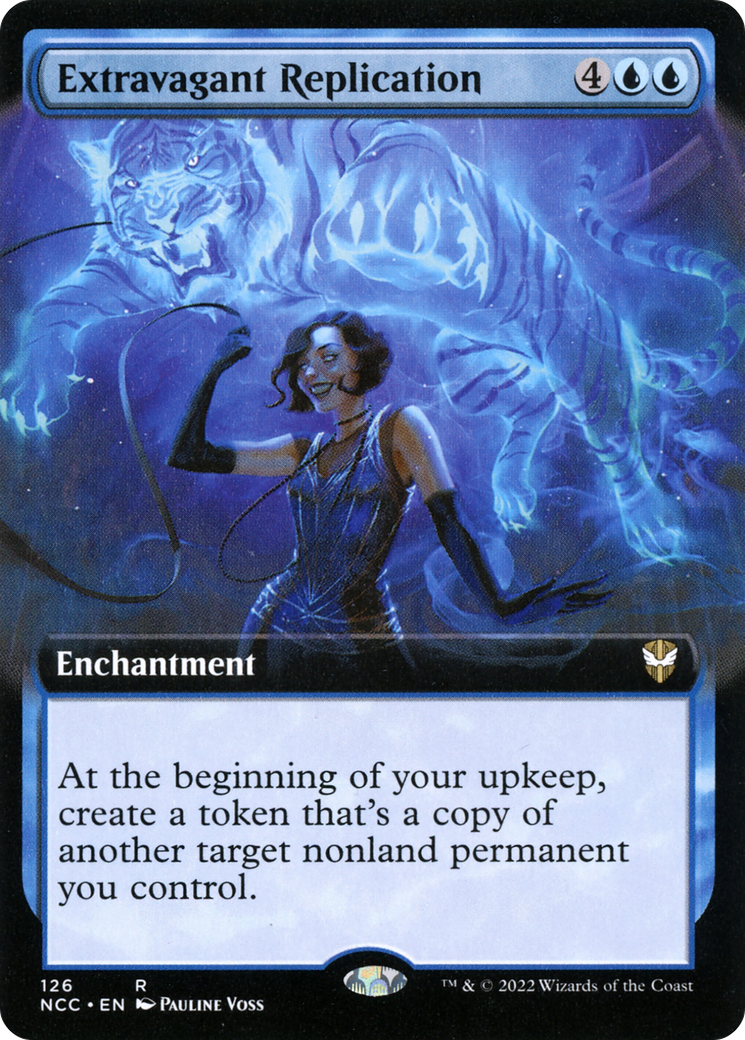 Extravagant Replication (NCC-126) - New Capenna Commander: (Extended Art) - Premium MTG Single from Wizards of the Coast - Just $3.84! Shop now at Game Crave Tournament Store