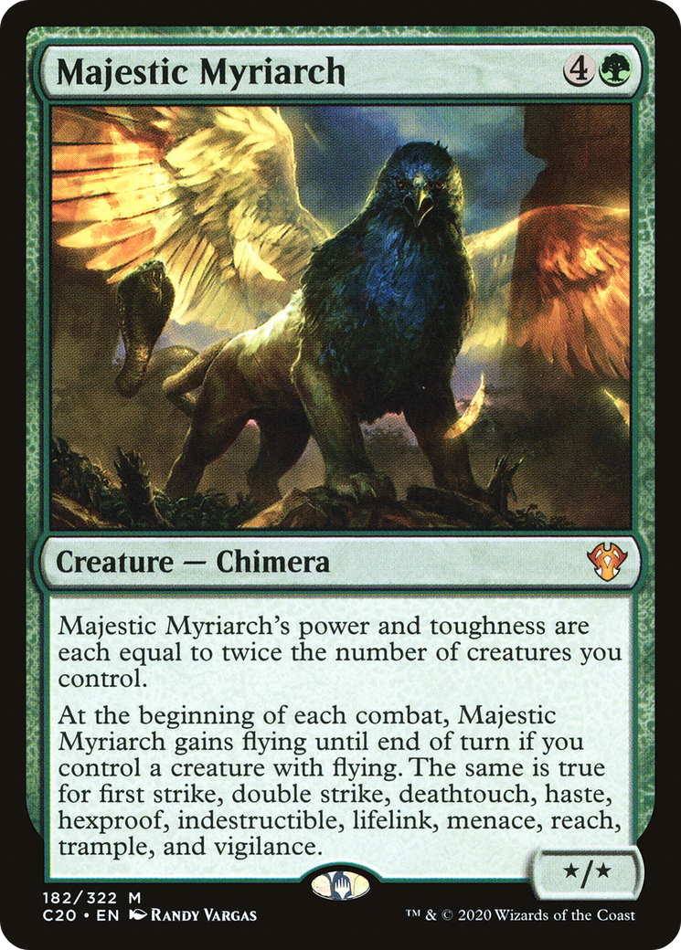 Majestic Myriarch (C20-182) - Commander 2020 - Premium MTG Single from Wizards of the Coast - Just $0.11! Shop now at Game Crave Tournament Store
