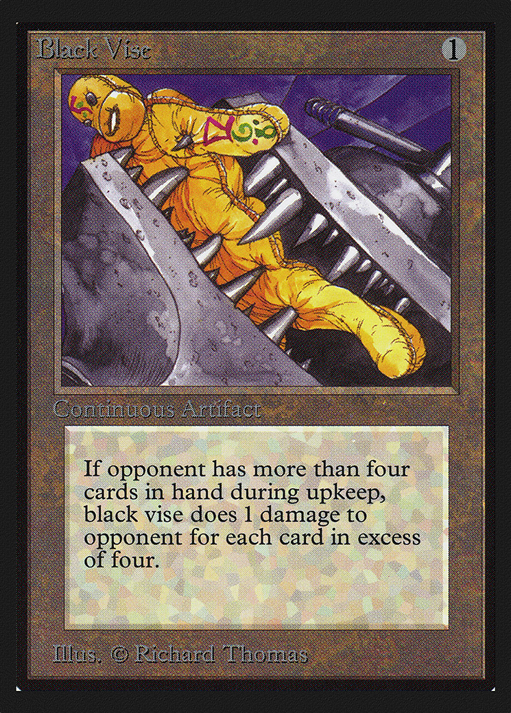 Black Vise (CEI-234) - Intl. Collectors' Edition - Premium MTG Single from Wizards of the Coast - Just $19.97! Shop now at Game Crave Tournament Store