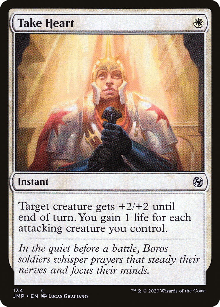 Take Heart (JMP-134) - Jumpstart - Premium MTG Single from Wizards of the Coast - Just $0.08! Shop now at Game Crave Tournament Store