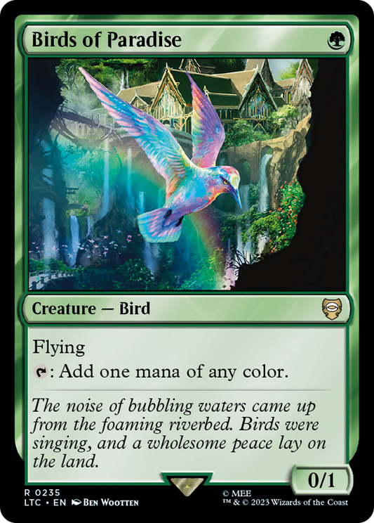 Birds of Paradise (LTC-235) - Tales of Middle-earth Commander - Premium MTG Single from Wizards of the Coast - Just $2! Shop now at Game Crave Tournament Store