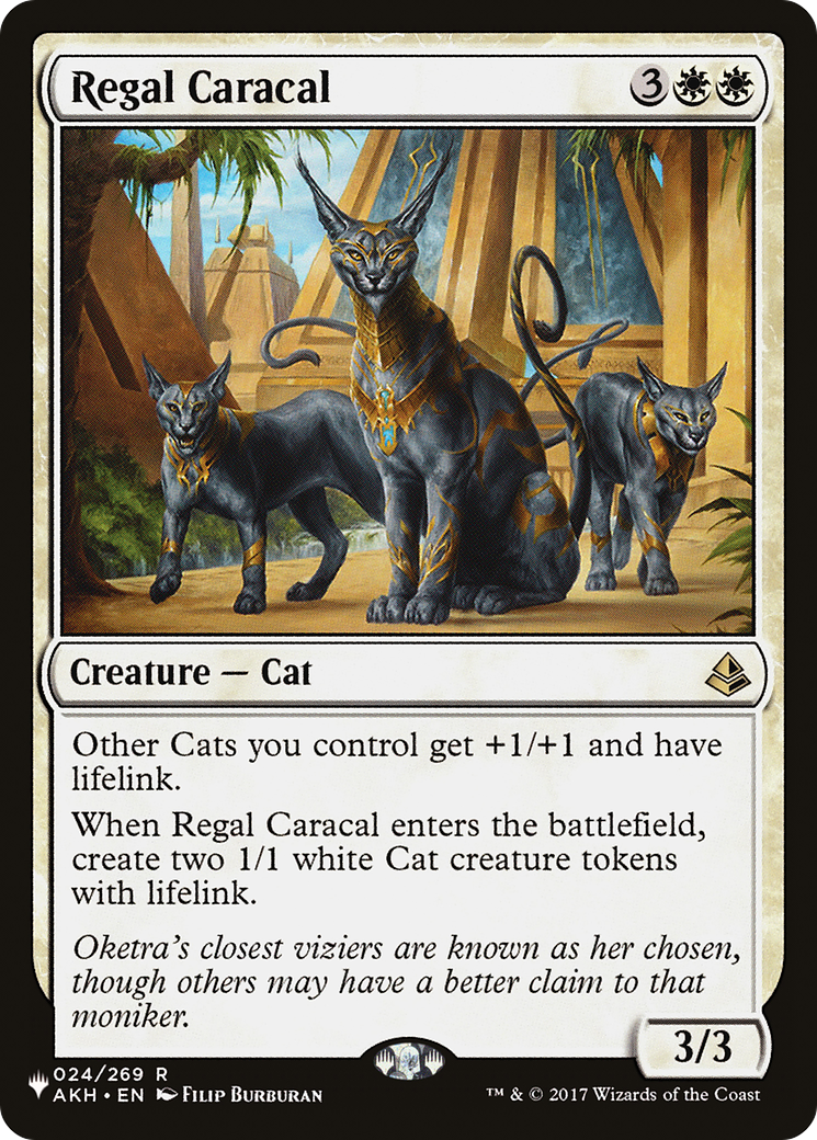 Regal Caracal (PLIST-029) - The List - Premium MTG Single from Wizards of the Coast - Just $1.33! Shop now at Game Crave Tournament Store
