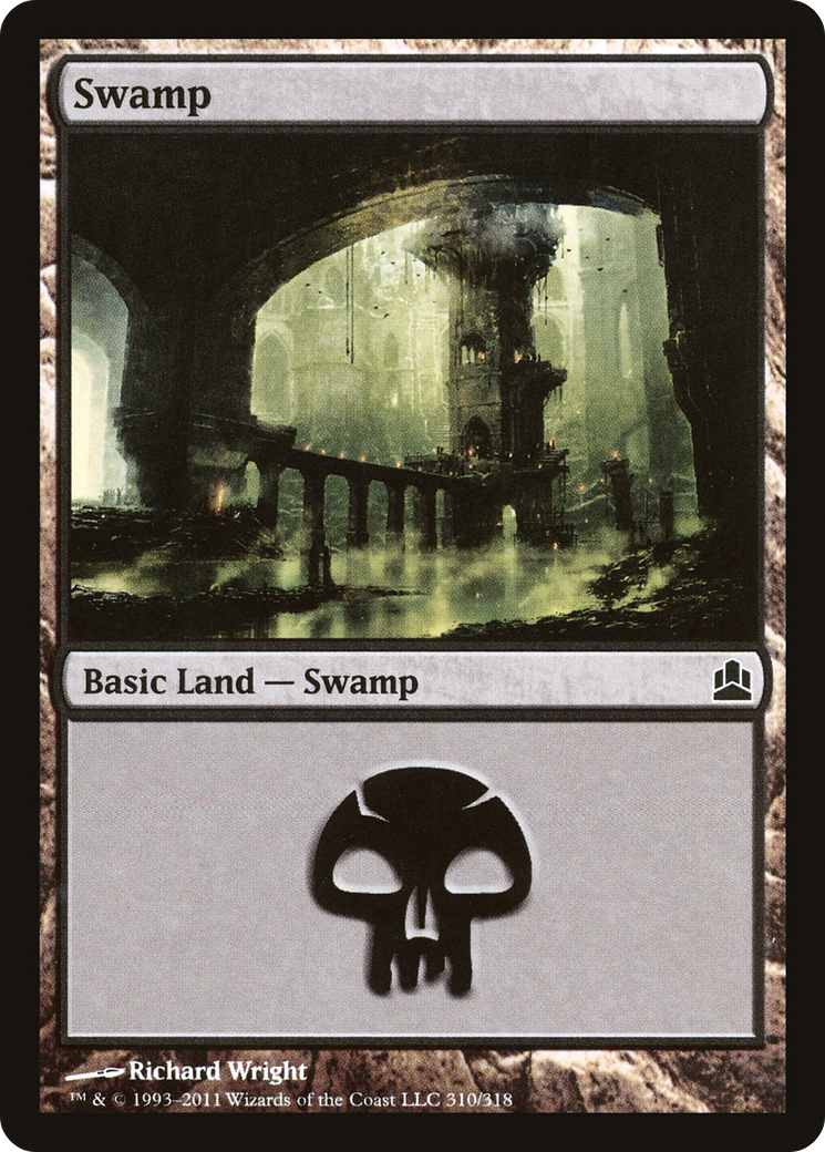 Swamp (CMD-310) - Commander 2011 - Premium MTG Single from Wizards of the Coast - Just $0.08! Shop now at Game Crave Tournament Store