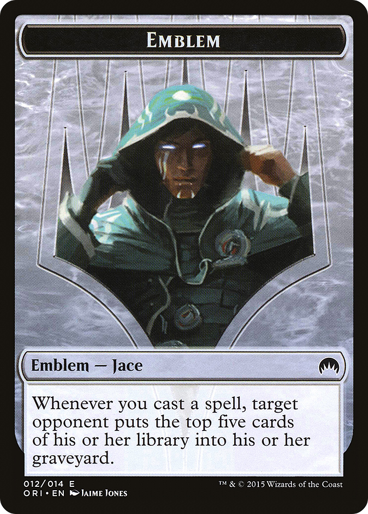 Jace, Telepath Unbound Emblem (TORI-012) - Magic Origins Tokens - Premium MTG Single from Wizards of the Coast - Just $0.28! Shop now at Game Crave Tournament Store