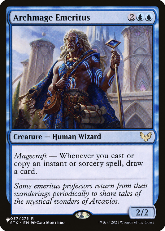 Archmage Emeritus (PLIST-1023) - The List - Premium MTG Single from Wizards of the Coast - Just $0.67! Shop now at Game Crave Tournament Store