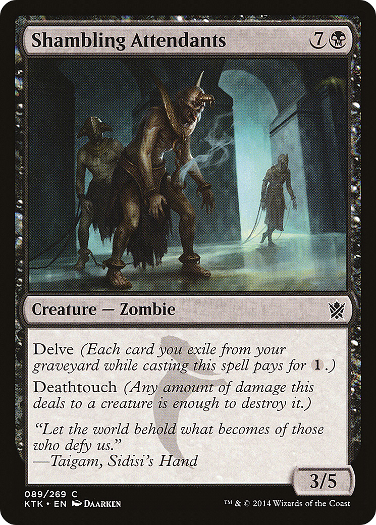 Shambling Attendants (KTK-089) - Khans of Tarkir - Premium MTG Single from Wizards of the Coast - Just $0.08! Shop now at Game Crave Tournament Store