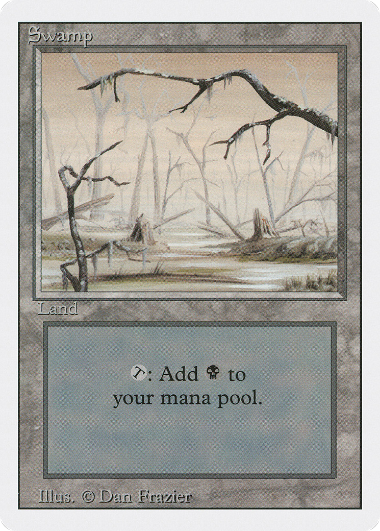 Swamp (3ED-299) - Revised Edition - Premium MTG Single from Wizards of the Coast - Just $0.13! Shop now at Game Crave Tournament Store