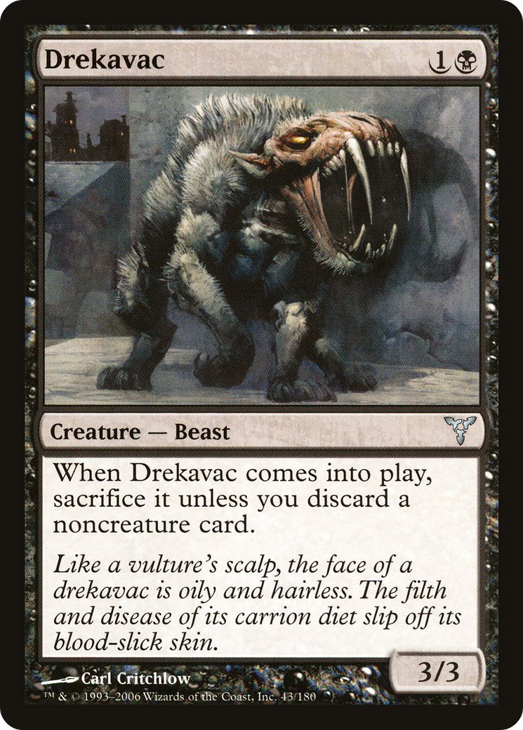 Drekavac (DIS-043) - Dissension Foil - Premium MTG Single from Wizards of the Coast - Just $0.09! Shop now at Game Crave Tournament Store