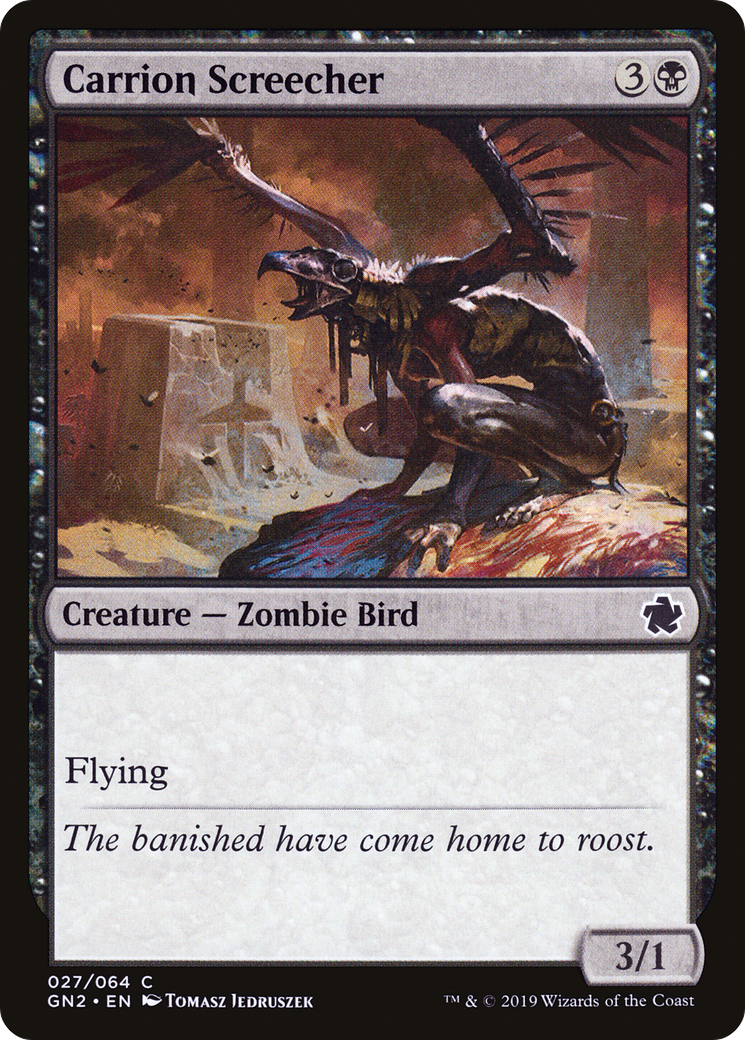 Carrion Screecher (GN2-027) - Game Night 2019 - Premium MTG Single from Wizards of the Coast - Just $0.08! Shop now at Game Crave Tournament Store