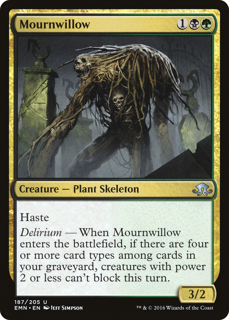 Mournwillow (EMN-187) - Eldritch Moon Foil - Premium MTG Single from Wizards of the Coast - Just $0.12! Shop now at Game Crave Tournament Store