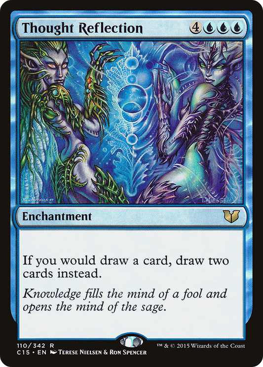Thought Reflection (C15-110) - Commander 2015 - Premium MTG Single from Wizards of the Coast - Just $0.22! Shop now at Game Crave Tournament Store