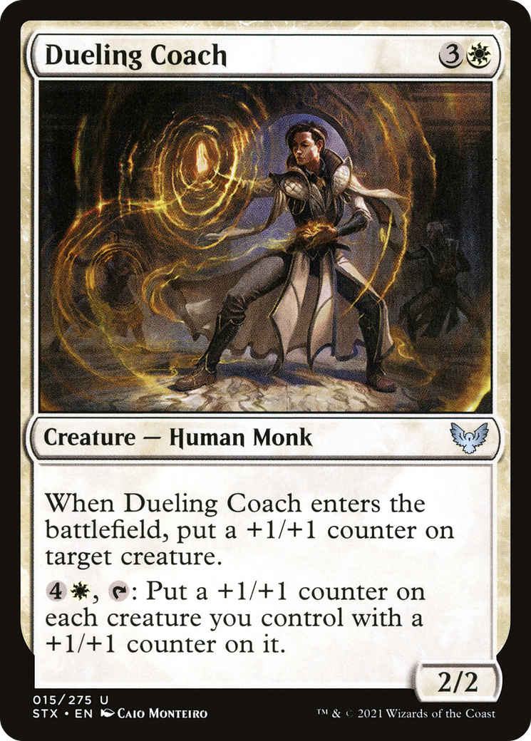 Dueling Coach (STX-015) - Strixhaven: School of Mages Foil - Premium MTG Single from Wizards of the Coast - Just $0.08! Shop now at Game Crave Tournament Store