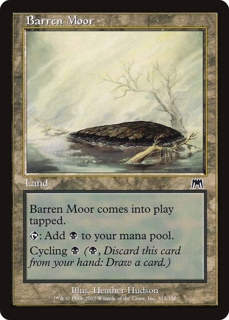 Barren Moor (ONS-312) - Onslaught - Premium MTG Single from Wizards of the Coast - Just $0.08! Shop now at Game Crave Tournament Store