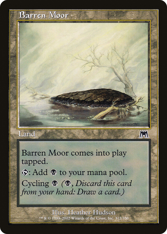 Barren Moor (ONS-312) - Onslaught - Premium MTG Single from Wizards of the Coast - Just $0.08! Shop now at Game Crave Tournament Store