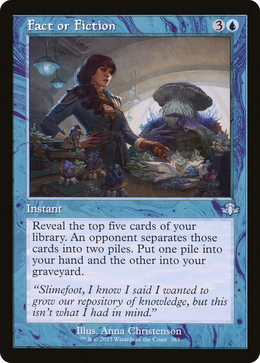 Fact or Fiction (DMR-283) - Dominaria Remastered - Premium MTG Single from Wizards of the Coast - Just $0.08! Shop now at Game Crave Tournament Store