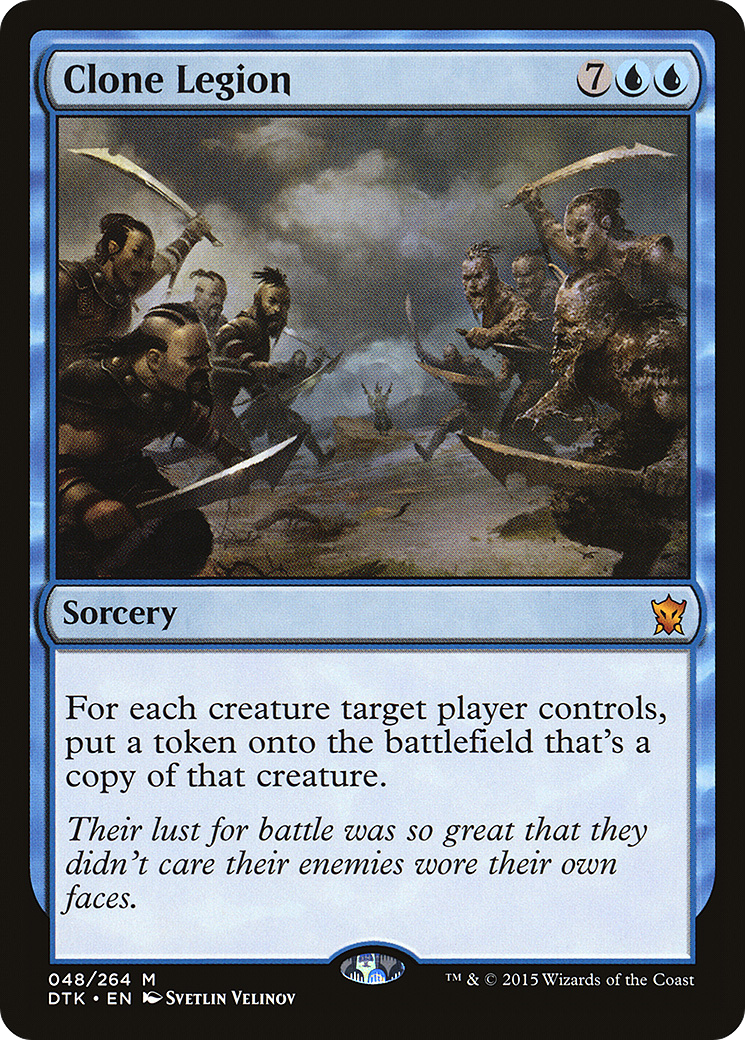 Clone Legion (DTK-048) - Dragons of Tarkir - Premium MTG Single from Wizards of the Coast - Just $0.32! Shop now at Game Crave Tournament Store