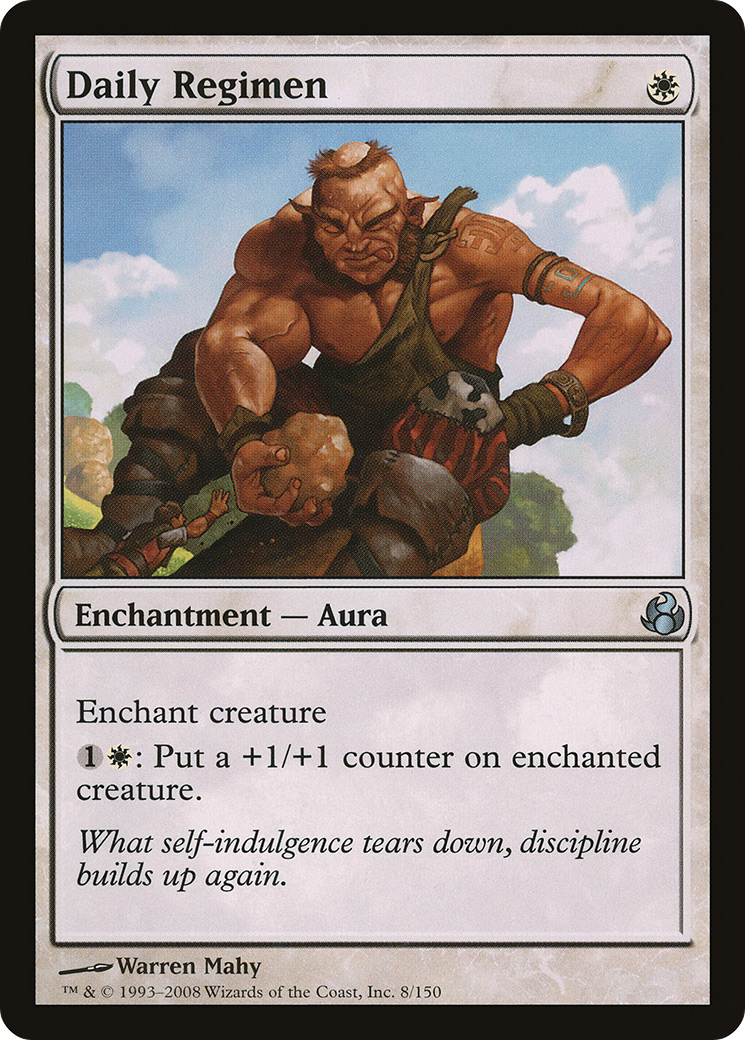 Daily Regimen (MOR-008) - Morningtide - Premium MTG Single from Wizards of the Coast - Just $0.08! Shop now at Game Crave Tournament Store