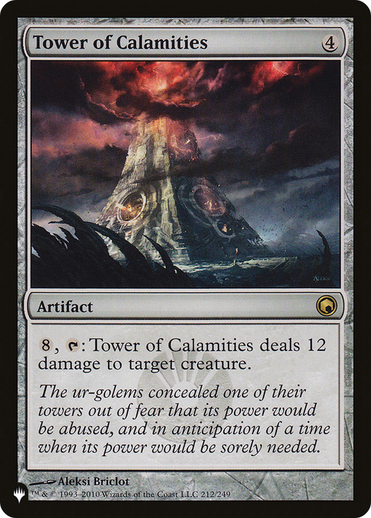 Tower of Calamities (PLIST-1161) - The List - Premium MTG Single from Wizards of the Coast - Just $0.08! Shop now at Game Crave Tournament Store