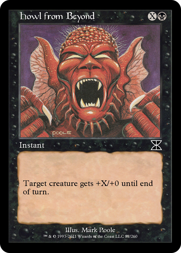 Howl from Beyond (ME4-087) - Masters Edition IV - Premium MTG Single from Wizards of the Coast - Just $0! Shop now at Game Crave Tournament Store