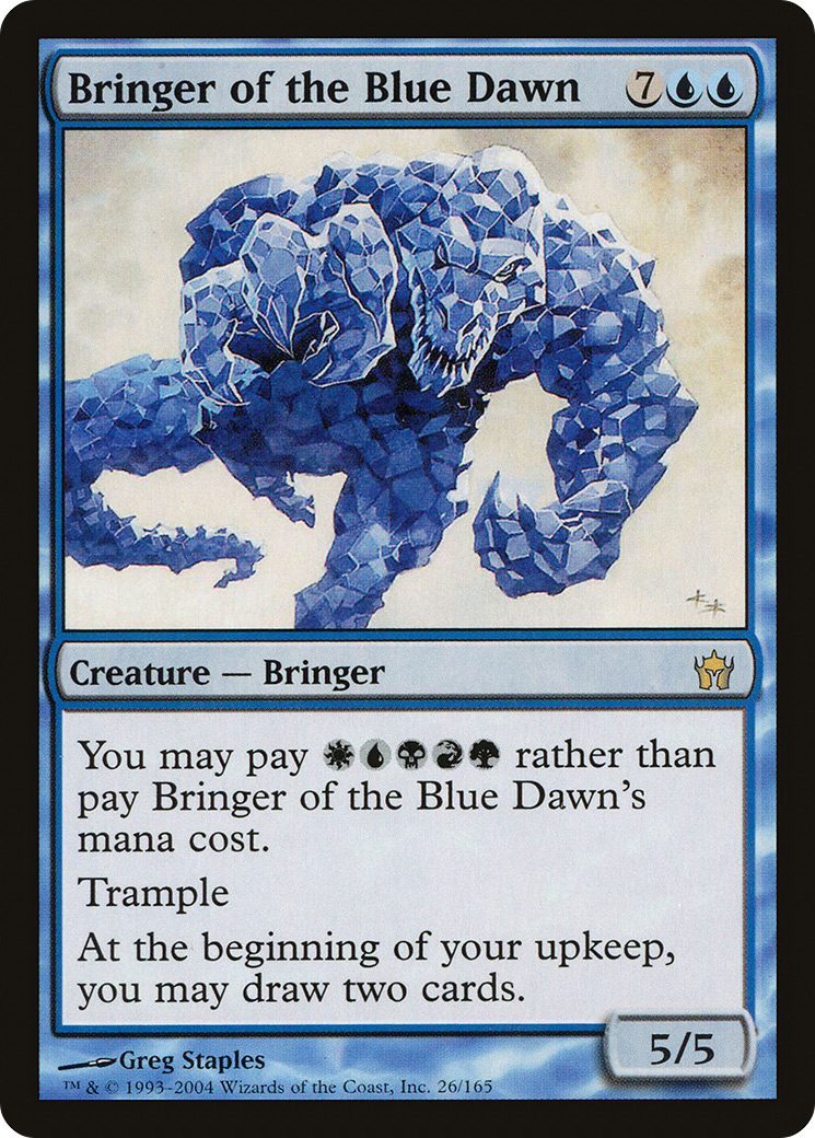 Bringer of the Blue Dawn (5DN-026) - Fifth Dawn - Premium MTG Single from Wizards of the Coast - Just $1.13! Shop now at Game Crave Tournament Store