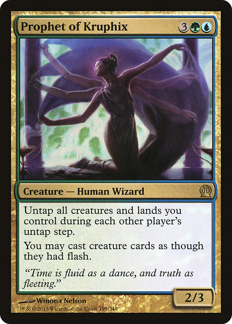 Prophet of Kruphix (THS-199) - Theros - Premium MTG Single from Wizards of the Coast - Just $0.59! Shop now at Game Crave Tournament Store