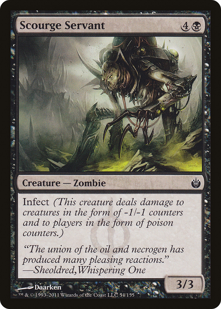 Scourge Servant (MBS-054) - Mirrodin Besieged Foil - Premium MTG Single from Wizards of the Coast - Just $0.08! Shop now at Game Crave Tournament Store