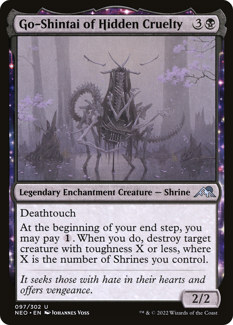 Go-Shintai of Hidden Cruelty (NEO-097) - Kamigawa: Neon Dynasty - Premium MTG Single from Wizards of the Coast - Just $0.08! Shop now at Game Crave Tournament Store