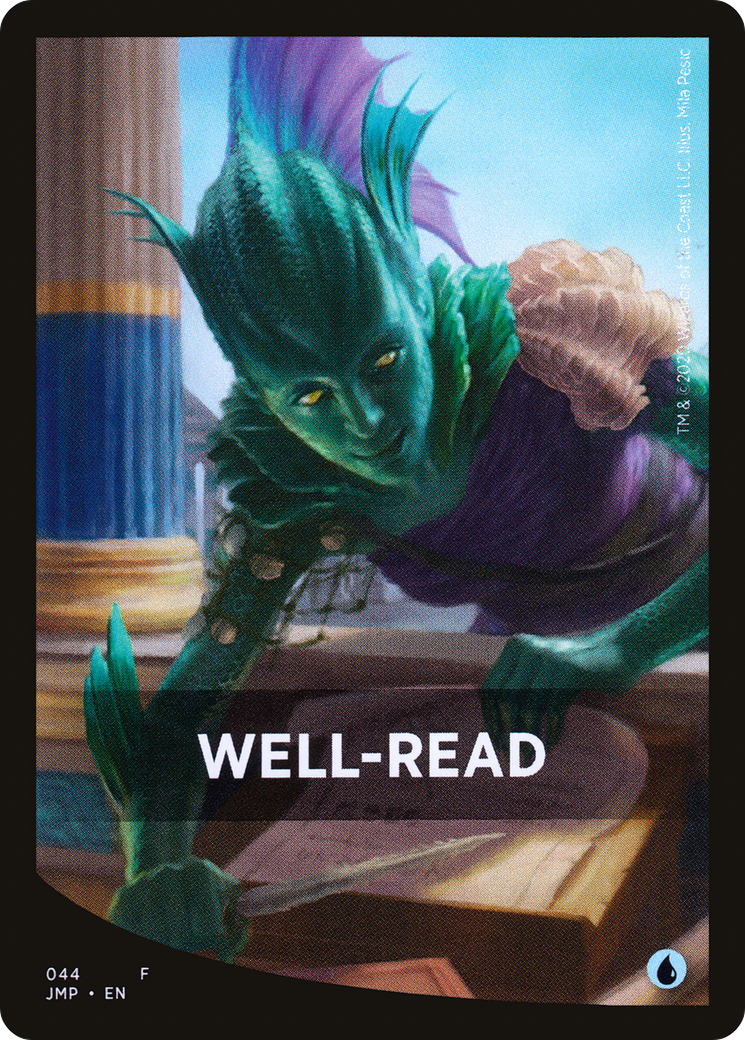 Well-Read (FJMP-044) - Jumpstart Front Cards - Premium MTG Single from Wizards of the Coast - Just $0.08! Shop now at Game Crave Tournament Store