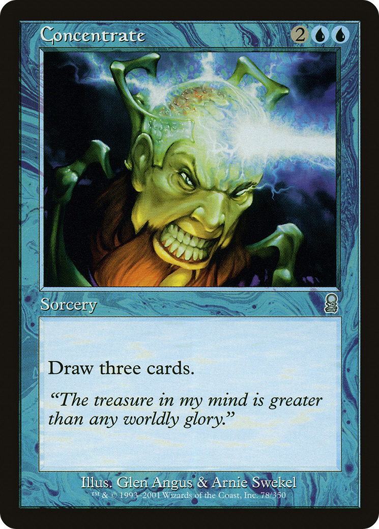 Concentrate (ODY-078) - Odyssey Foil - Premium MTG Single from Wizards of the Coast - Just $0.58! Shop now at Game Crave Tournament Store