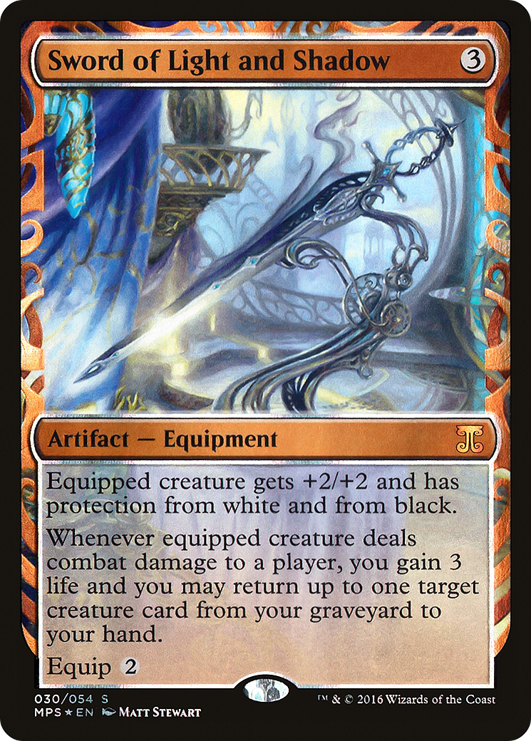 Sword of Light and Shadow (MPS-030) - Kaladesh Inventions Foil - Premium MTG Single from Wizards of the Coast - Just $20.80! Shop now at Game Crave Tournament Store
