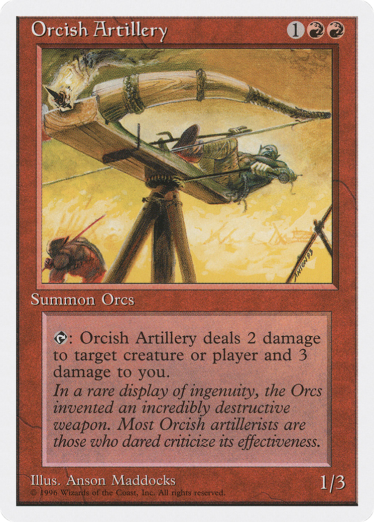 Orcish Artillery (ITP-036) - Introductory Two-Player Set - Premium MTG Single from Wizards of the Coast - Just $0.48! Shop now at Game Crave Tournament Store