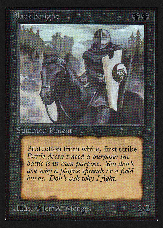 Black Knight (CED-095) - Collectors' Edition - Premium MTG Single from Wizards of the Coast - Just $3.49! Shop now at Game Crave Tournament Store