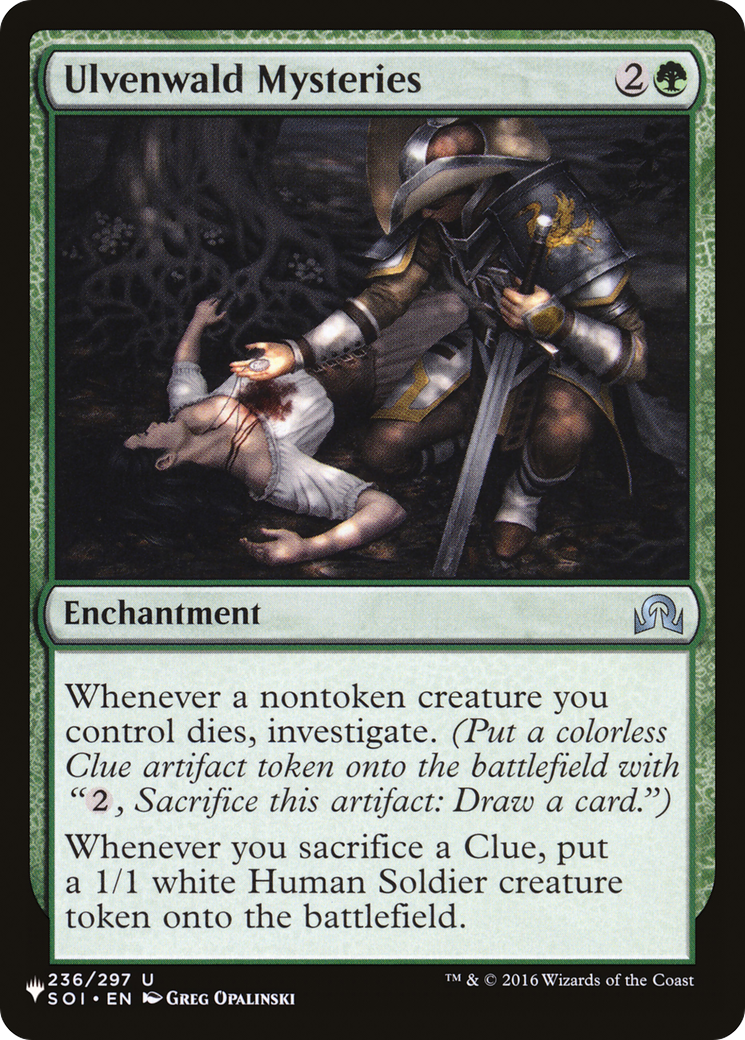 Ulvenwald Mysteries (PLIST-196) - The List - Premium MTG Single from Wizards of the Coast - Just $0.08! Shop now at Game Crave Tournament Store
