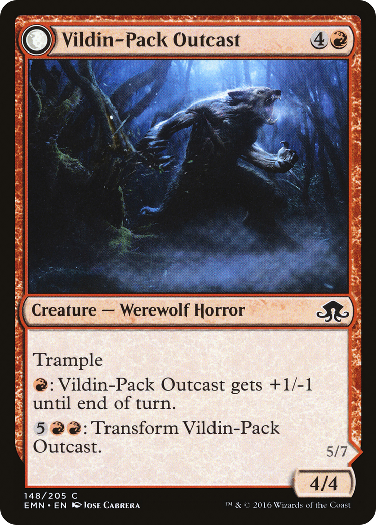 Vildin-Pack Outcast // Dronepack Kindred (EMN-148) - Eldritch Moon: (mooneldrazidfc) - Premium MTG Single from Wizards of the Coast - Just $0.08! Shop now at Game Crave Tournament Store