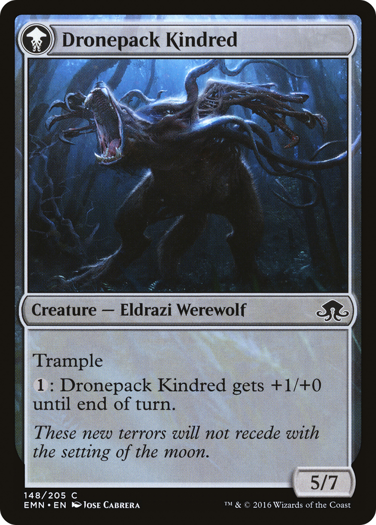 Vildin-Pack Outcast // Dronepack Kindred (EMN-148) - Eldritch Moon: (mooneldrazidfc) Foil - Premium MTG Single from Wizards of the Coast - Just $0.08! Shop now at Game Crave Tournament Store