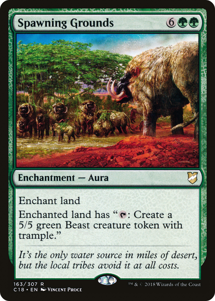 Spawning Grounds (C18-163) - Commander 2018 - Premium MTG Single from Wizards of the Coast - Just $0.08! Shop now at Game Crave Tournament Store