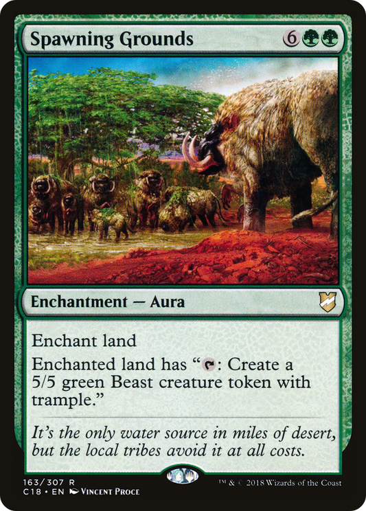 Spawning Grounds (C18-163) - Commander 2018 - Premium MTG Single from Wizards of the Coast - Just $0.08! Shop now at Game Crave Tournament Store