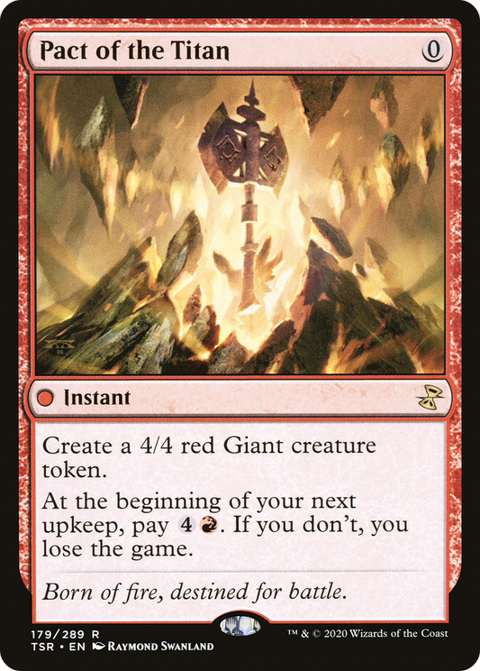 Pact of the Titan (TSR-179) - Time Spiral Remastered Foil - Premium MTG Single from Wizards of the Coast - Just $0.29! Shop now at Game Crave Tournament Store