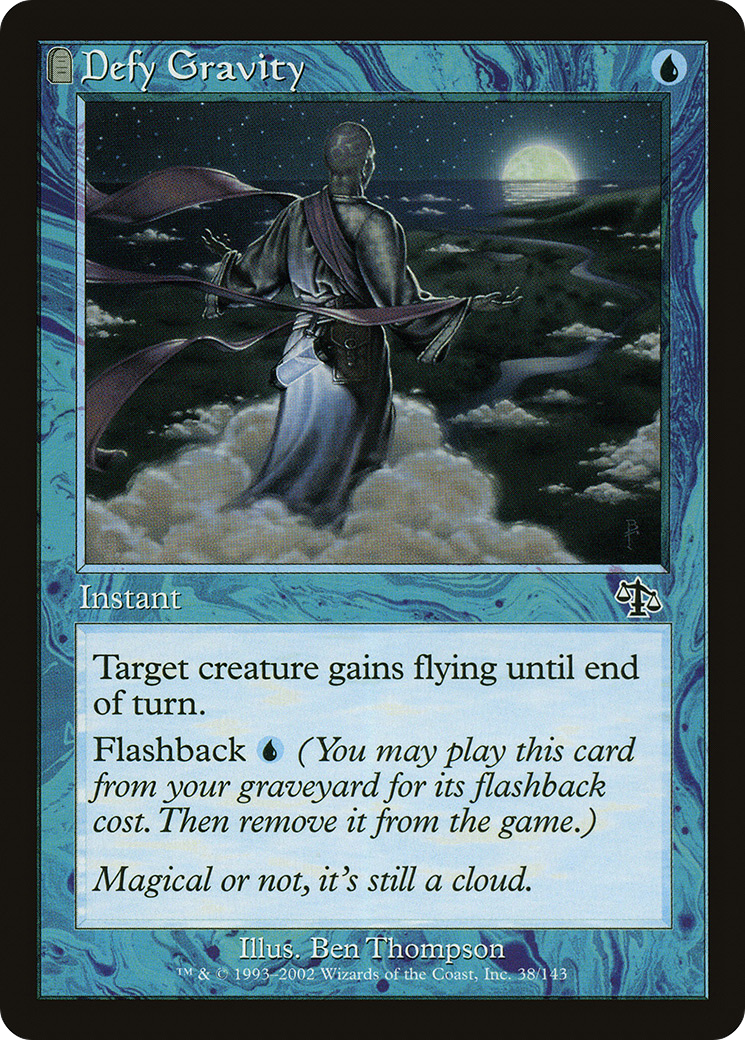 Defy Gravity (JUD-038) - Judgment: (tombstone) Foil - Premium MTG Single from Wizards of the Coast - Just $0.23! Shop now at Game Crave Tournament Store