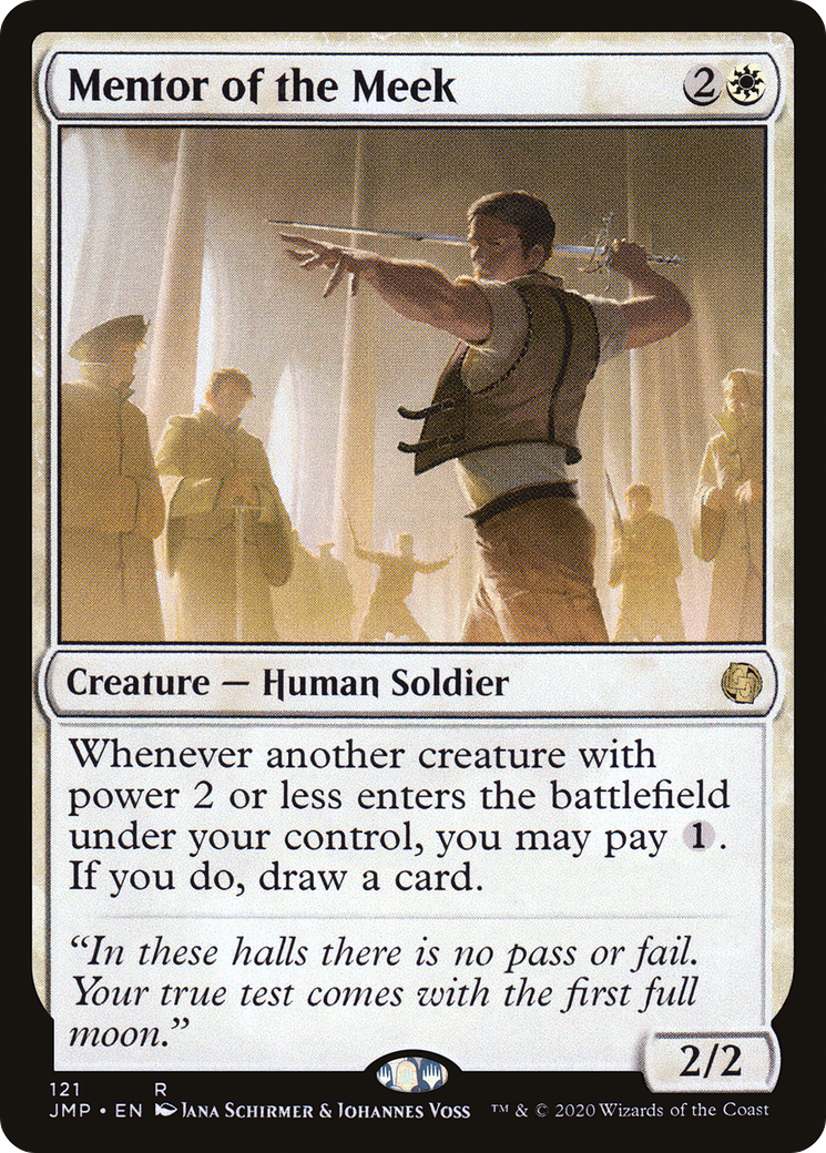 Mentor of the Meek (JMP-121) - Jumpstart - Premium MTG Single from Wizards of the Coast - Just $0.08! Shop now at Game Crave Tournament Store